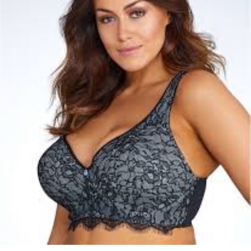 Trussst longline bra Lacey floral Jessica underwire size 36E